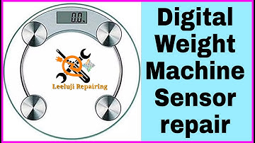 How do you fix a digital weighing machine ? वजन देखने की डिजिटल मशीन को घर पर ही ठीक करे||तराजु मशीन