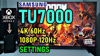 SAMSUNG TU7000 con XBOX SERIES X: Crystal UHD 4K HDR ¿Tiene HDMI 2.1?