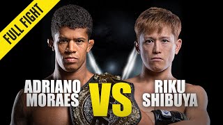 Adriano Moraes vs. Riku Shibuya | ONE Championship Full Fight | March 2015