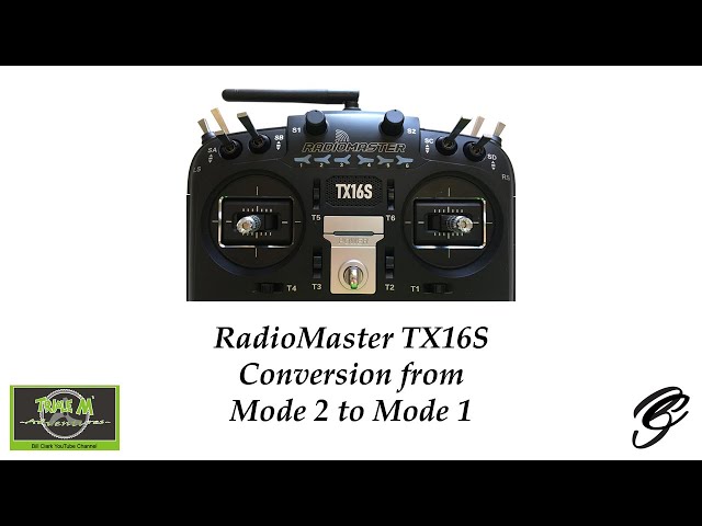 RadioMaster TX16S Conversion from Mode 2 to Mode 1 - YouTube