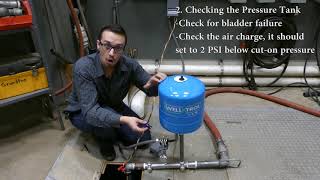 Troubleshoot: Water Well Pump Starts too Often (Rapid Cycling)