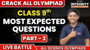 Class 9 All Science Olympiad Most expected Questions I Part - 2 #nso #nstse #ios #stem #science