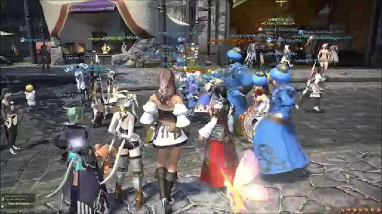 Ffxiv Arr Dancing Rehearsal With King Slime Crown Youtube