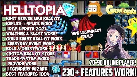 NEW GROWTOPIA PRIVATE SERVER 2021 | ✅🔥 BEST SERVER & 80-90 ONLINE LIKE REAL GT 100% 🔥✅ | HELLTOPIA 🚀