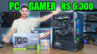 COMPREI UM PC GAMER DE 6300 REAIS NOVO PRA MONTAR EM CASA, PC PRA MUITO TEMPO!