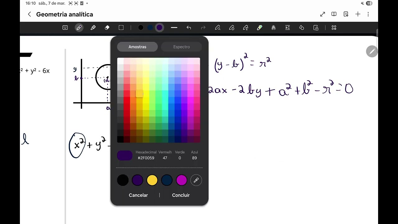 Equação da Circunferência |  (UFRGS) A circunferência definida pela equação está inscrita | #01