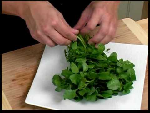 Cooking Tips : How to Prepare Watercress - YouTube