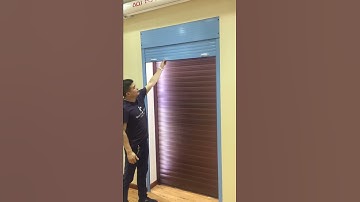spring manual roller shutter