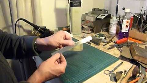 Scratch build 5: Cleaning Metal for Soldering