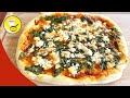 Ispanaklı peynirli pizza & Klasik pizza hamuru ve pizza sosu nasıl yapılır | Canandan Tarifler