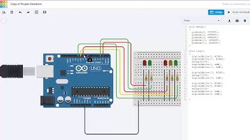 Arduino (semáforo para automóveis e pedestres)
