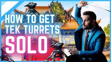 How To Solo Tek Turrets Easy Alpha BroodMother