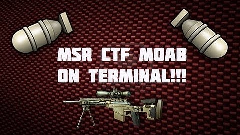 MSR Moab on Terminal CTF! (Introducing ApeXReconz)