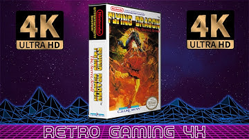 Flying Dragon: The Secret Scroll (1987) Nintendo NES retro video game intro / demo [4K 60FPS UHD]