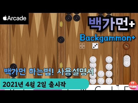 Backgammon+ 백개먼~ 하는 법 소개 및 플레이 영상! 은근히 재미있는 지능보드 게임!!!