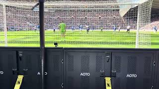 Big dan burn v Pickford. Cross and challenge. Nufc v Everton. 25.5.525