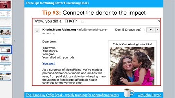 Three Tips for Writing Better Fundraising Emails