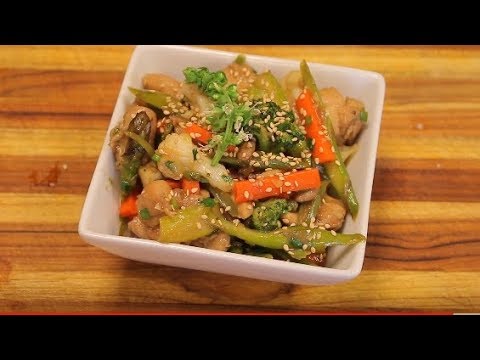 Stir Fry Chicken - healthy recipe channel - chicken recipe - stir-fry recipe - asian recipes
