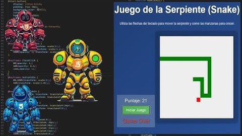 ¡Crea el Clásico Juego de la Serpiente con HTML, CSS y JavaScript! 🐍💻