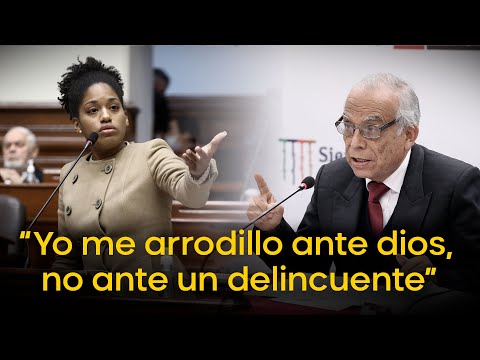 Rosangella Barbarán a Aníbal Torres: “Yo me arrodillo ante Dios, no ante un delincuente”