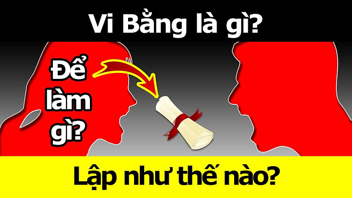 Giấy tờ vi bằng là gì