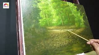 Melukis Pemandangan Hutan | Painting Timelapse | Episode 126 | Demo