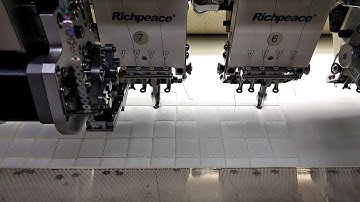 Embroidery quilting machine with  double  sequin device conforter, duvet , quilts , blanket  ,