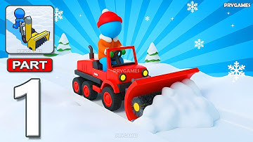 Snow Shovelers - Gameplay Walkthrough Part 1 - Snow City Cleaner (Android, iOS)