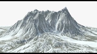 Create Mountain Terrain in Maya 2017 using Displacement Map and Sculpt Tool | Modeling Tutorial 2017