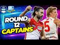 Round 12 Captains | AFL Fantasy 2026