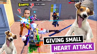 GIVING ENEMY A SURPRISE HEART ATTACK 🤫 | BGMI FUNNY MOMENTS 🤣🔥