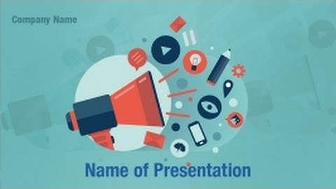 Digital Marketing Concept PowerPoint Video Template Backgrounds - DigitalOfficePro #01291V