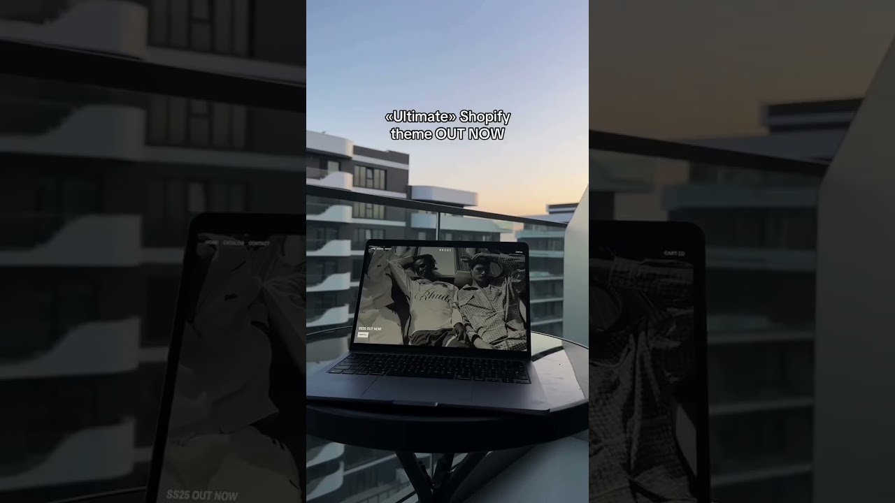 Shopify website for clothing brand👕 