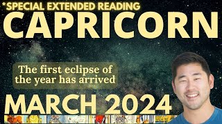 Capricorn March 2024 - YOU HAVE THE LONGEST READING - MARCH IS A GAME CHANGER! 🌠🚀 Tarot Horoscope ♑️ Wealth