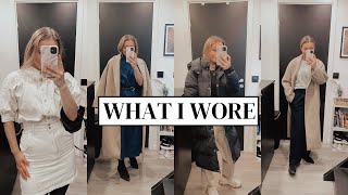 WHAT I WORE IN A WEEK - OFFICE, WORKING FROM HOME AND GOING TO A BABYSHOWER