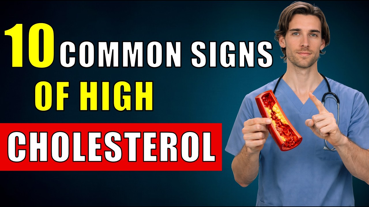 10 Common Signs of High CHOLESTEROL You SHOULD NOT Ignore