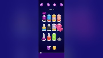 Nut Sort Level 43 Walkthrough | Nuts Sort Level 43