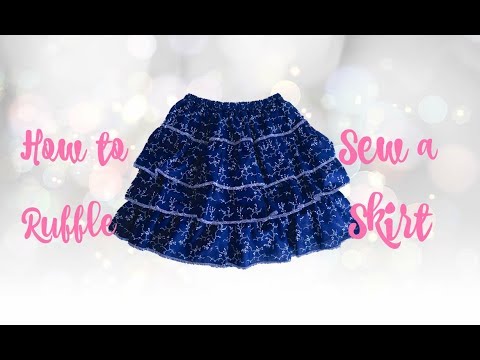 Video: How To Sew A Layered Skirt