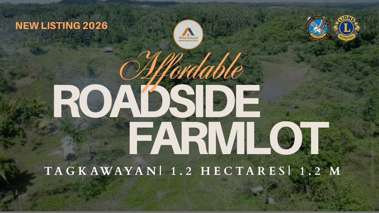 V138 VERY AFFORDABLE ROADSIDE FARM with HOUSE|1.2 HAS.| 1.2 M| TAGKAWAYAN#farmforsale #realestate 