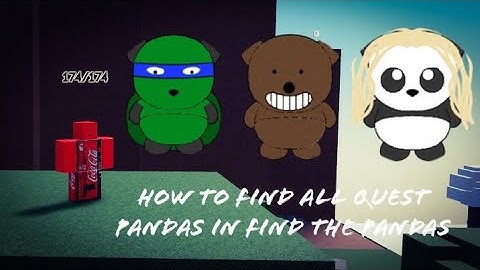 How To Find All Quest Pandas | Roblox Find The Pandas