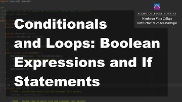 Java 1 Online, [5.02] Conditionals and Loops: Boolean Expressions and If Statements