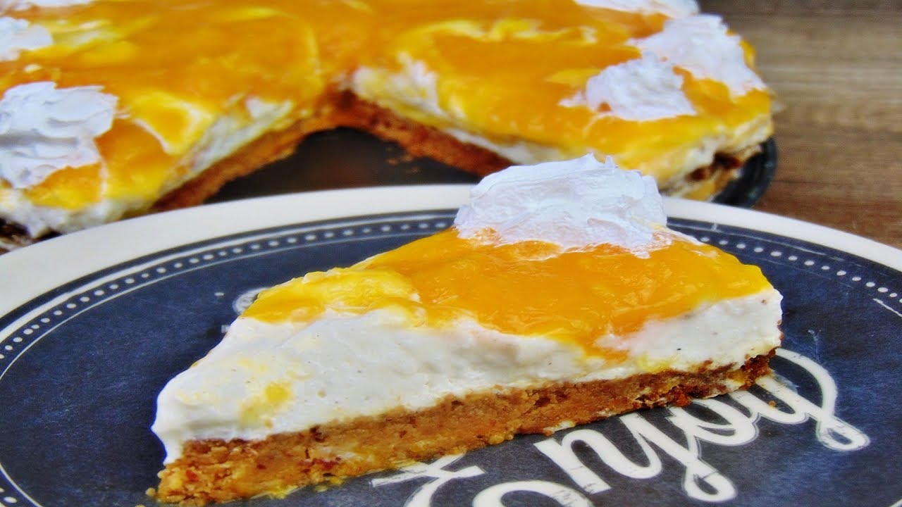 Rezept: fruchtige Mango-Torte / Sommerliche Mangotorte ...