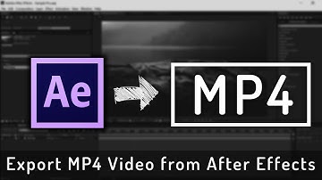 Exporting/Saving MP4 Video from Adobe After Effects | Tutorial AFTER EFFECTS