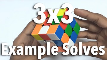 3x3 CFOP Example Solves! | Intermediate Level | kAi Cubing