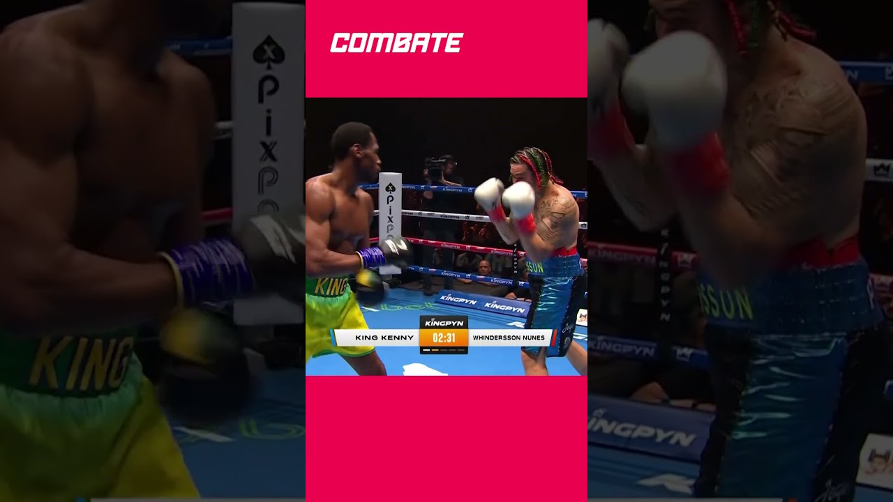 WHINDERSSON NUNES SOFRE DURO KNOCKDOWN EM DERROTA NO KINGPYN | #shorts | Combate.globo