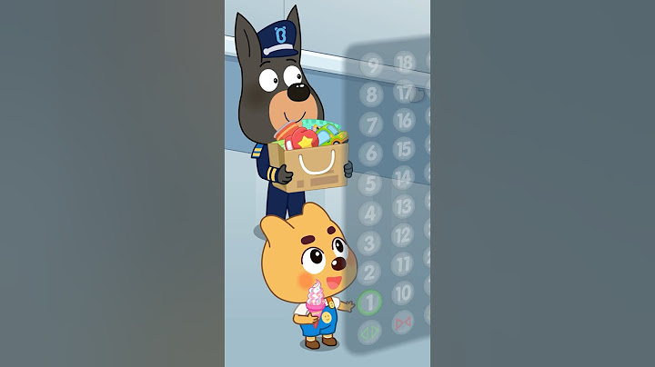 Kids Learn Elevator Safety Rules #sherifflabrador #shorts