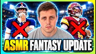 ASMR Fantasy Football Update 🏈 My QB Situation Is Depressing…