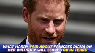 Prince Harry Pays Emotional Tribute To His Mother on Her Birthday