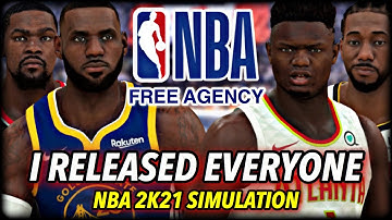 I Released EVERY NBA PLAYER into Free Agency... here
