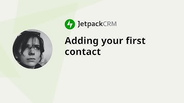Jetpack CRM: How to Add your first contact
